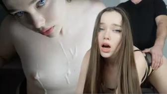 Lesbian Fisting her Girlfriend and Wrecks her holes with Huge Dildo till she Squirt many time