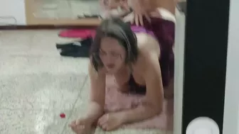 THEY FUCK ME IN THE MIRROR AND I LIKE TO BE TREATED LIKE A SLUT