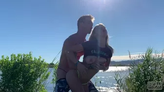 Sex by the River Las Vegas Wash Morning Sex Fucking and Sucking