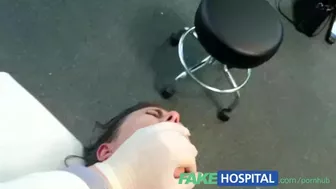Fake Hospital Sexual treatment turns gorgeous busty patient moans of pain