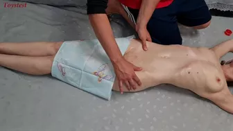 Homemade Massage For Amateur Babe ending with 2 Orgasms
