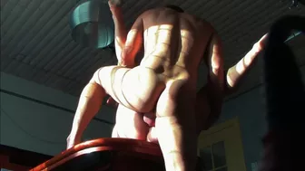 Hot Sex with a Bitch with a Perfect Ass on the table.