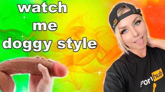 // I get fucked hard in doggystyle and I cum with a big cock in my pussy // [4k]