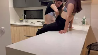 Lesbians touch each other in a different way... that turns me on!!