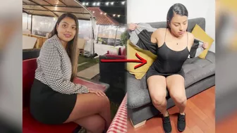 I met her at the club, and now she's in my apartment giving me her ass...