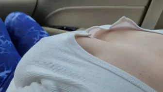 Busty Stepsister lets Me Touch Her in the Car