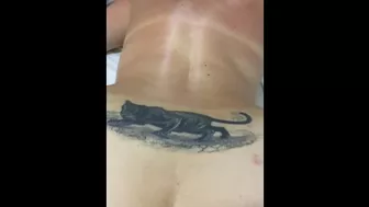 A real report for a cuckold husband, how I relax on vacation, and he jerks off at home (dirty words)