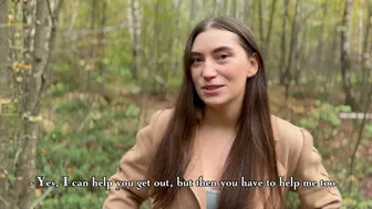 The girl got lost in the forest. How can she get out of there?