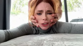 Deepthroat and Anal Fucking with Creampie in Torn Pantyhose POV