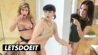 Horny StepDaugher Is Hungry For Lesbian Threesome - A GIRL KNOWS