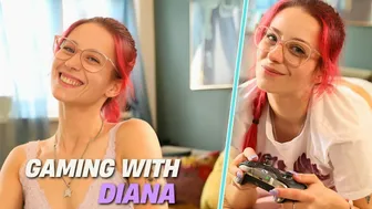 Ersties - Delightful Gamer Diana Enjoys a Steamy Gaming and Masturbation Session - Part 1 of 2