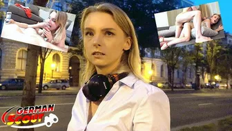 GERMAN SCOUT - CUTE COLLEGE CANDY SEDUCE TO FUCK AT PICKUP MODEL JOB