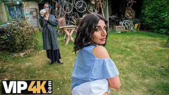 HUNT4K. Hunter loved the outdoor sex with a hot brunette chick