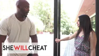 SHE WILL CHEAT - Horny Rose Darling Cheats On Her Husband With The Muscular Masseur
