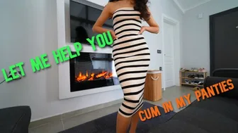 Sexy Stepmom caught her Stepson jerking off her panties