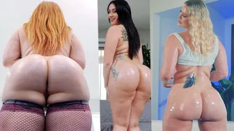 Juicy Pawgs fucked in Big Oiled Butts