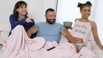 Lilith Brings Her Friend Ryder Home From School, And They Seduce Her Stepdad