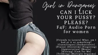 F4F | ASMR Audio Porn for women | Can I lick your pussy, please? | Cunnilingus and Tribbing