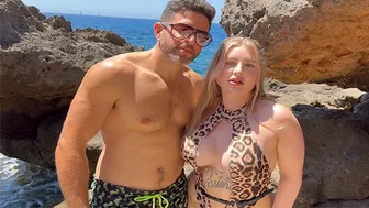 Hot German Tourist Gets Picked up and Fucked in Public