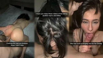 Snapchat Compilation Of 19 year old Teen Cheats on Boyfriend