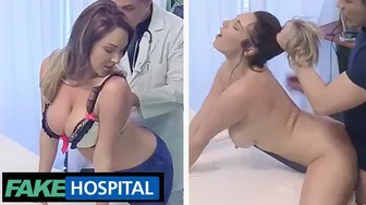 Big Boobs from UK visits a Czech Hospital and Fucks the Doctor - Fake Hospital