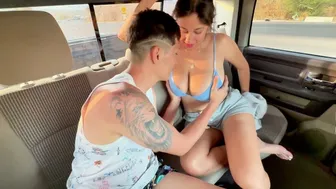 My son's friend picks me up in the truck after a hike through the waterfalls