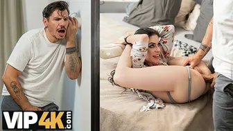 DADDY4K. Mature man showed rough anal fuck workshop, Anna De Ville gave him the deepest blowjob ever