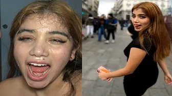 Cumwalk With Submissive Latina Teen Picked Up In The Street