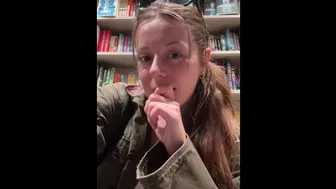 Trying Not To Cum In The Bookstore While Hunting For Smut