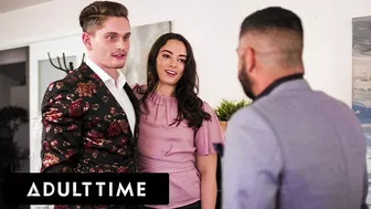 ADULT TIME - Bisexual Boss Gives Naughty Assistant A Facial With Her BF's Help! MMF THREESOME!