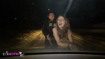 wife offered to fuck in the parking lot - swap pussy filling for tank filling!