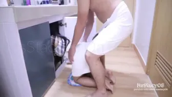 Pinay Step Sister Gets Stuck and Fucked By Step Brother