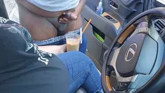 I Asked A Stranger On The Side Of The Street To Jerk Off And Cum In My Ice Coffee- Bbw ssbbw butt