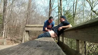 Amateur couple ALMOST caught fucking at the park
