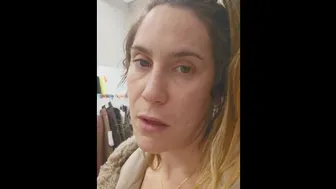 Masturbating and ACCIDENTAL Squirt in Target Changing Room!