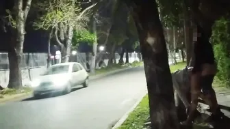 sex in public voyeurs watch while we fuck on the street girl flashing skirt without panties caught