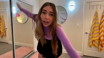 OOPS! Stepsis Accidentally Roller Skates Dick into Her