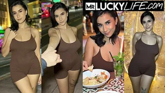 Sinning On South Beach With Gorgeous Brunette Roxie Sinner