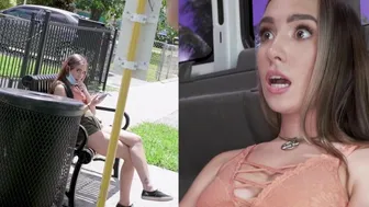 BANGBROS - Bailey Base Taking Anal From Stranger On The Bang Bus