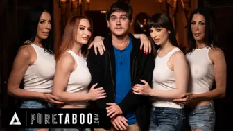 PURE TABOO LOOKALIKES REVERSE GANGBANG STEPSON! Shay Sights, Reagan Foxx, Lexi Luna, & Sophia Locke