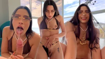 I fuck a sexy young Colombian girl in my hotel, she loves my cock. Jenn Pinzon