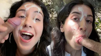 Facial Compilation on Face Katty West 18 Huge Cumshots