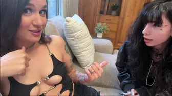 Goth Step Sis Shares My Girlfriend - Luna Lovely - Silk Shadows - Alex Adams - Family Therapy