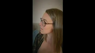 Caged cuck made to cum and then eat his own load. Cuckold humiliation.