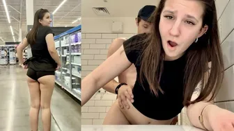 Horny Teen Can’t Help But Fuck Strangers On Her Shopping Trips (ROUGH AND RISKY PUBLIC SEX)