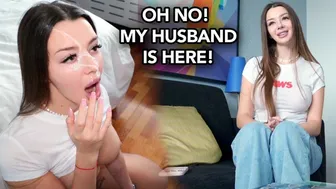 While Husband Is Away The Hotwife Will Play - Stranger Fucked Me And Came On My Face