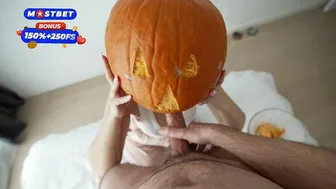 step sister didn't expect the halloween pumpkin game to go so badly!