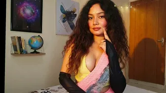 Sharing bed with my thick nepali Bestfriend after party night she surprised me with sloppy blowjob.