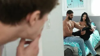 MyPervyFamily - Stepson Caught Latina MILF Cheating! - Victoria June - Director's Cut