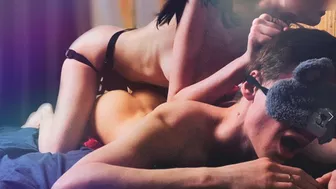 At first I tried to him to try, then he begged me not to stop. -Orgasm without hands-